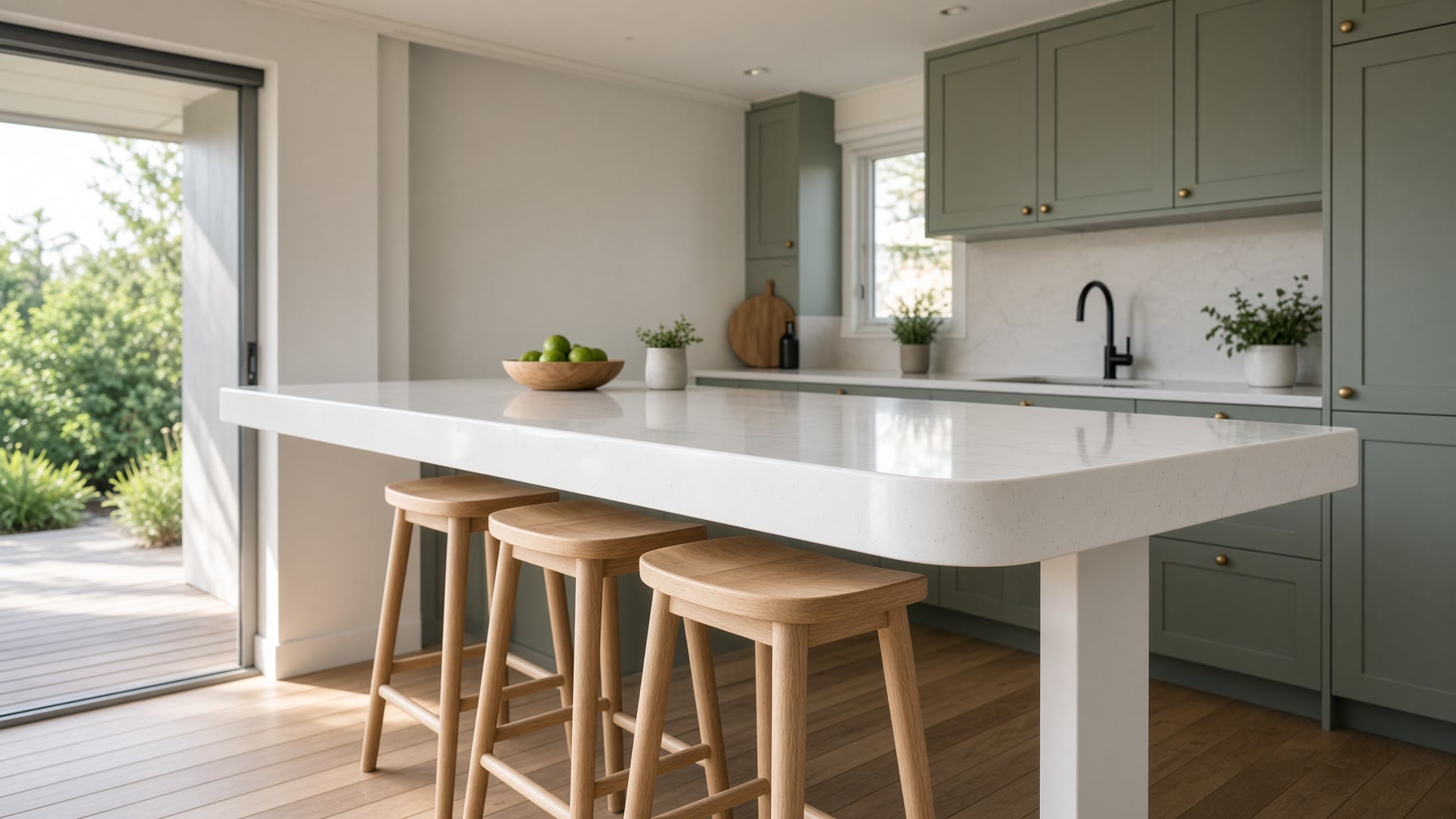 Breakfast-bar overhang
